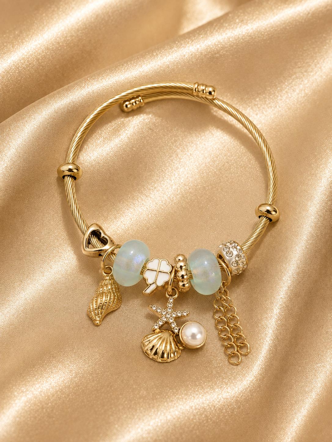 Pulseira Marinha Dourada