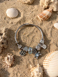 Pulseira prateada com Pata